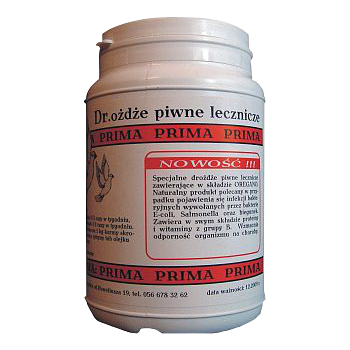 PRIMA - Drożdże Piwne Lecznicze z Oregano - 500g